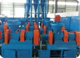 Double hook tire wire drawing machine 